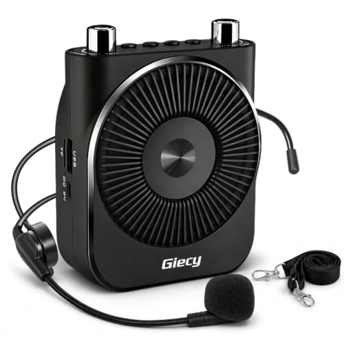 Amazon.co.jp: Giecy 拡声器 ポータブル、小型ハンズフリーメガホン